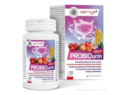 Barnys PROBIOurin AKUT 20 kapsúl
