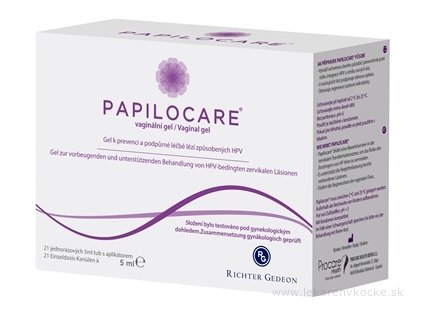 Papilocare Vaginálny gél 21x5 ml jednorazových kanýl