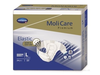MOLICARE Premium elastic 9 kvapiek L 24 kusov