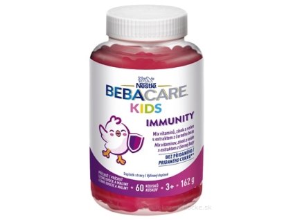 BebaCare Kids GUMMIES Immunity 60 želé medvedíkov s príchuťou lesné ovocie a maliny