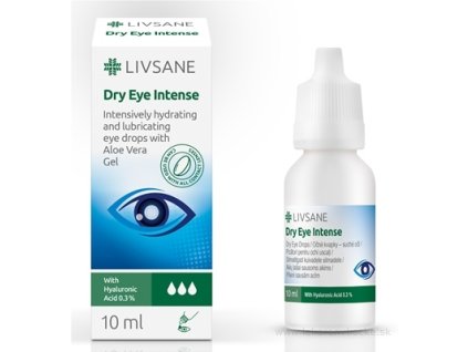 LIVSANE Intenzívne očné kvapky - suché oči s 0,3% HA 10 ml