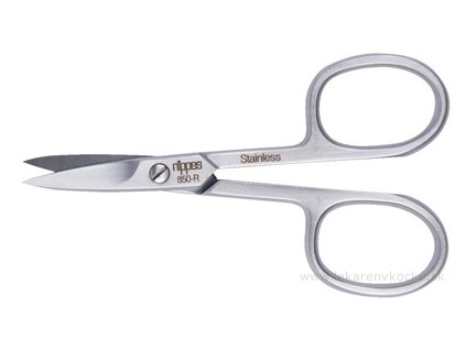 Nippes Solingen Nožničky na nechty zahnuté nerez 9 cm