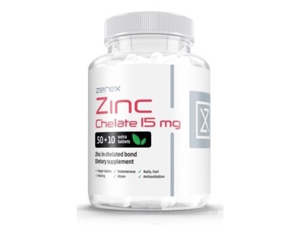 Zerex Zinok chelát 15 mg 60 ks