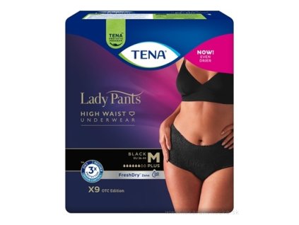 Tena Lady Pants Plus Black M Dámske inkontinenčné nohavičky 9ks