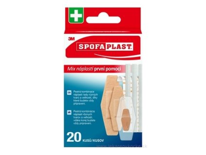 3M SPOFAPLAST č.607 Náplasti prvej pomoci 20 ks