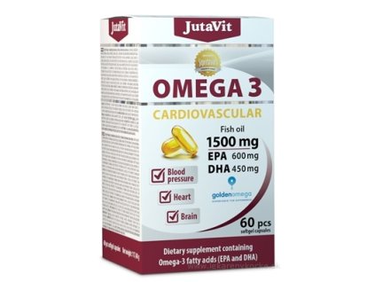 JutaVit Omega 3 Kardiovaskulár 1500 mg 60 ks