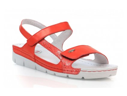 Batz MIRI Coral č.40 dámske kožené sandále s nastaviteľnými remienkami