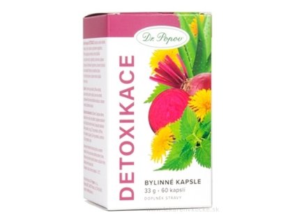 Dr. Popov Bylinné kapsuly DETOXIKÁCIA cps 60 ks