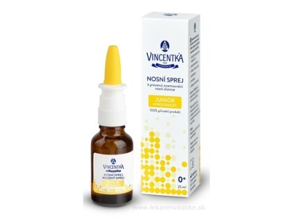 VINCENTKA NOSOVÝ SPREJ JUNIOR hypotonický 25 ml