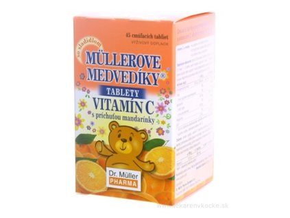 MÜLLEROVE medvedíky - VITAMÍN C 45 ks