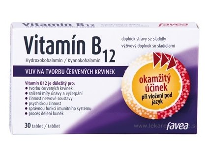 favea Vitamín B12 30 ks