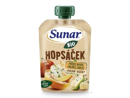 Sunar BIO HOPSÁČEK Mango, banán, hruška, jablko 100 g