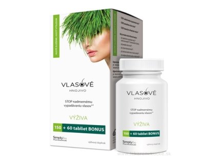 Vlasové hnojivo 210 tbl – výživový doplnok pre husté, pevné a rýchle rastúce vlasy