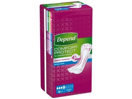 DEPEND EXTRA inkontinenčné vložky pre ženy 10 ks