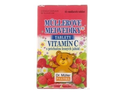 MÜLLEROVE medvedíky - VITAMÍN C 45 ks