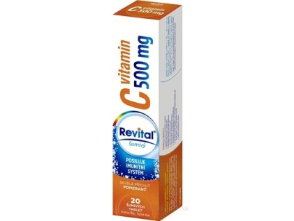 Revital vitamín C 500 mg šumivý 20 ks