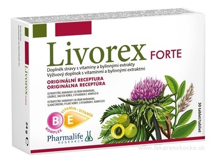 Pharmalife Livorex Forte tbl 30 ks