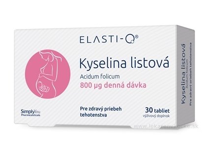 Elasti-Q KYSELINA LISTOVÁ 800 μg 30 ks
