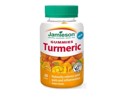 Jamieson Kurkuma želatínové pastilky 60ks