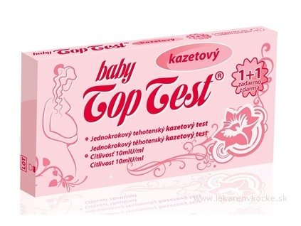 Baby Top Test tehotenský kazetový 2 ks