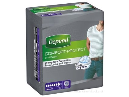 DEPEND NORMAL S/M pre mužov naťahovacie nohavičky 10 ks