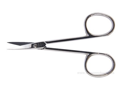 Nippes Solingen Nippes Nožničky na kožu zahnuté 9cm