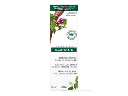 KLORANE SERUM ATICHUTE Quinine & Edelweiss BIO 100 ml
