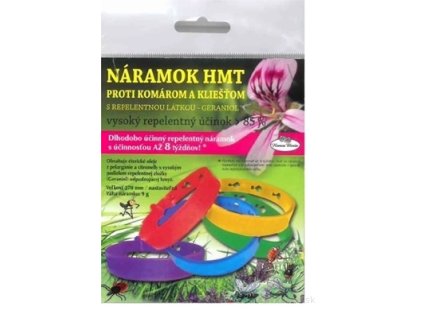 Náramok HMT proti komárom a kliešťom 1 ks