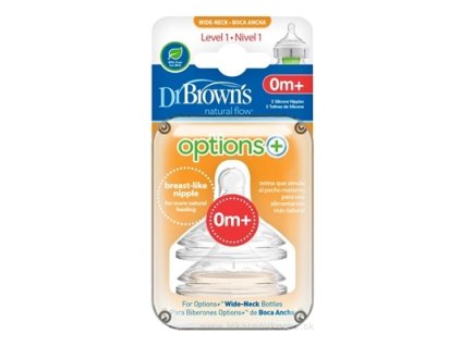 Dr.BROWN´S NÁHRADNÉ CUMLÍKY OPTIONS+ LEVEL 1 2 ks