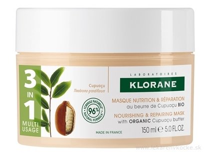 KLORANE MASQUE AU BEURRE DE CUPUACU BIO 150 ml