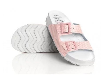 Batz Zamira Pink Mix veľkosť 37, dámske kožené papuče – ľahké, flexibilné a pohodlné