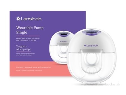 Lansinoh Handsfree odsávačka mlieka elektrická, sólo, 1 ks
