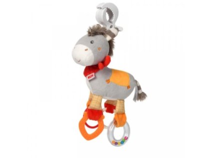 Nuk Happy farm Hračka Oslík s klipom