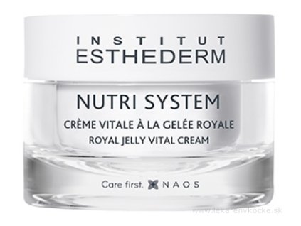 ESTHEDERM NUTRI SYSTEM ROYAL JELLY VITAL CREAM jemný výživný krém s obsahom materskej kašičky 1x50 ml