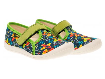 Fare Detské papuče na suchý zips č.24, 4110431