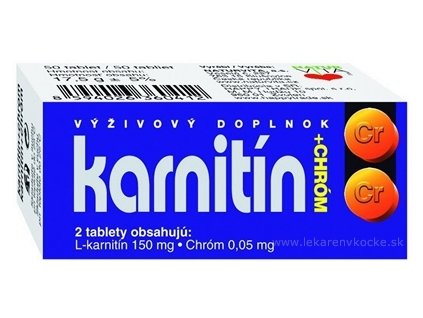 NATURVITA KARNITÍN + CHRÓM 50 ks