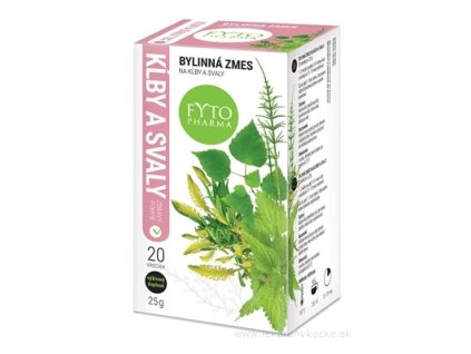 FYTO Bylinná zmes NA KĹBY A SVALY 20 vrecúšok,25 g