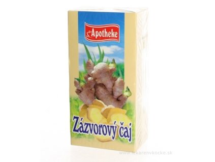 APOTHEKE ZÁZVOROVÝ ČAJ 20x1,5 g