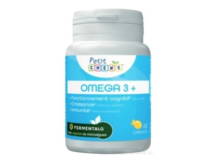 Petit Chêne Omega 3+ – výživový doplnok, 60 kapsúl