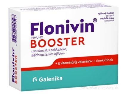 FLONIVIN Immuno booster + 5 vitamínov + zinok 30 kapsúl