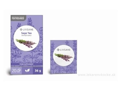 LIVSANE Šalviový čaj 20x1,8 g