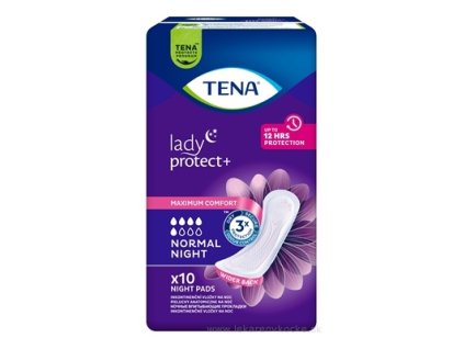 TENA Lady Protect+ Normal Night 10 ks