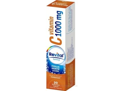 Revital vitamín C 1000 mg šumivý 20 ks