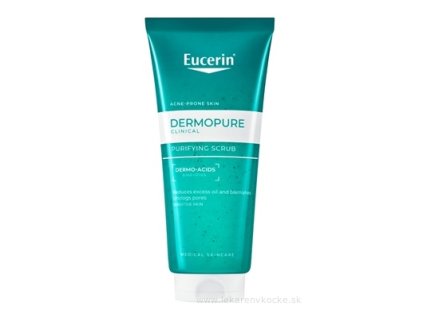 Eucerin DERMOPURE CLINICAL Čistiaci scrub pleť so sklonom k akné 1x100 ml