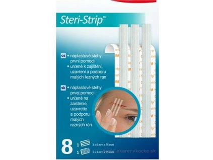 3M SPOFAPLAST č.801 Steri-Strip 8 ks