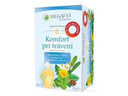 Megafyt Komfort pri trávení Bylinný čaj 20x1,5 g nálevových vrecúšok