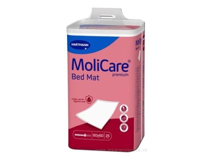 MoliCare Premium Bed Mat 7 kvapiek 60×60 cm, 25 ks – absorpčné podložky na inkontinenciu