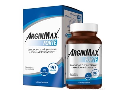 ArginMax Forte pre mužov – podpora potencie, libida a výdrže, 90 kapsúl