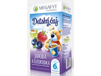 MEGAFYT Detský čaj JAHODA A ČUČORIEDKA 20x2 g