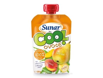Sunar COOL ovocie Hruška, Banán, Mango 120 g